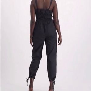 Women's Cotton Tie-Front Jumpsuit Light Weight